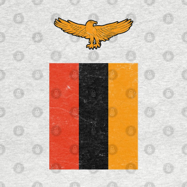 Zambia // Vintage Faded Style Flag Design by DankFutura